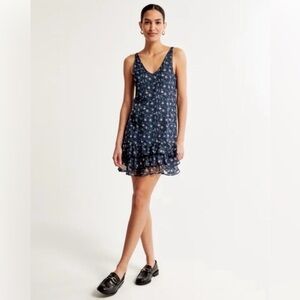 Abercrombie & Fitch Vintage Drop-Waist Mini Dress